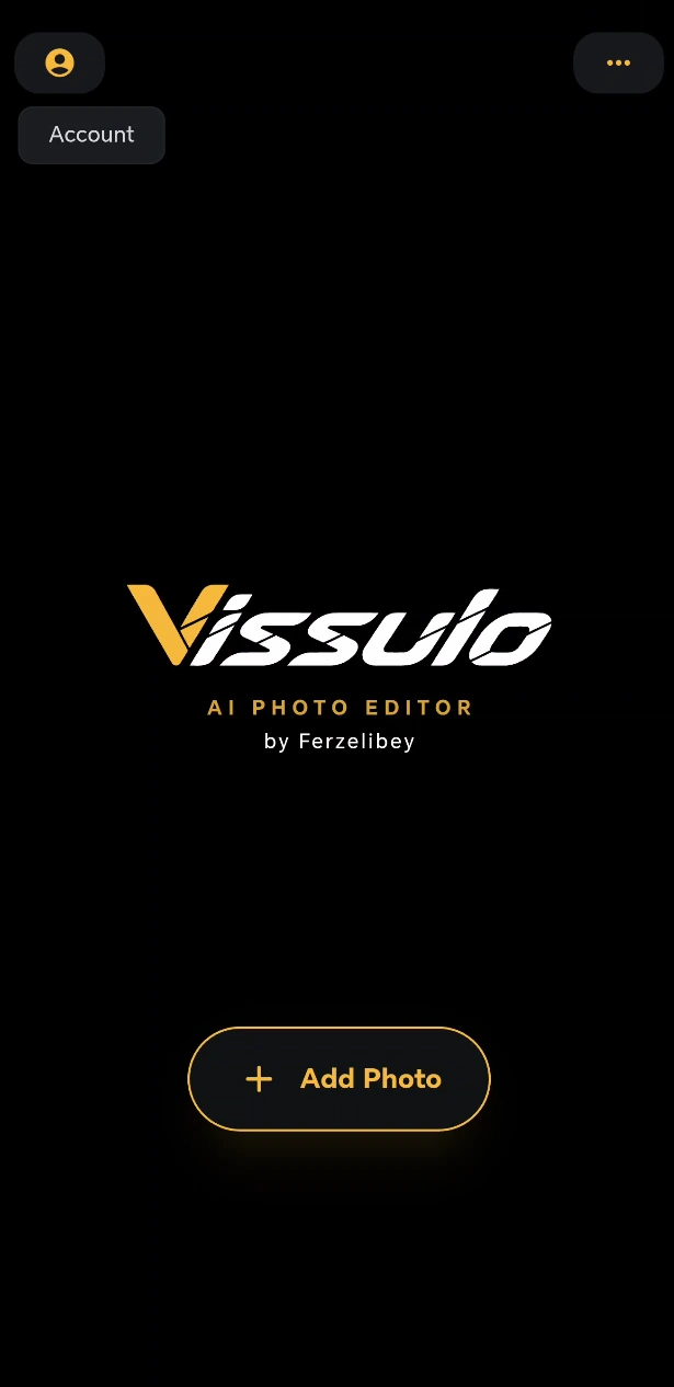 Vissulo home screen